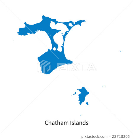 Detailed vector map of Chatham Islands Detailed vector map of Chatham Islands 22718205
