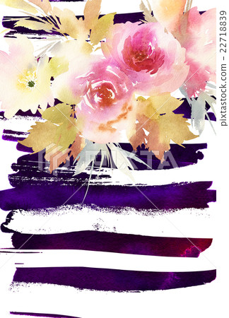 Greeting card with flowers Greeting card with flowers 22718839