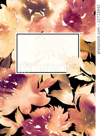 Peony greeting card 22718842