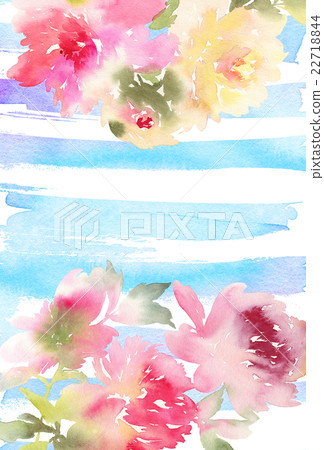Peony greeting card Peony greeting card 22718844