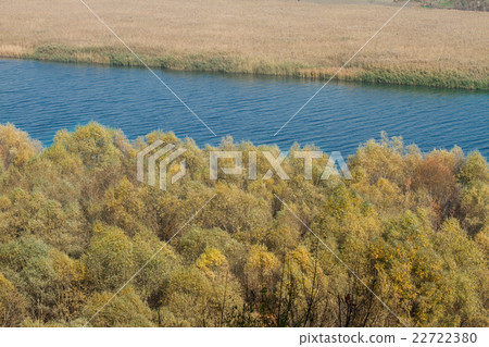 Close up of autumn river. Close up of autumn river. 22722380