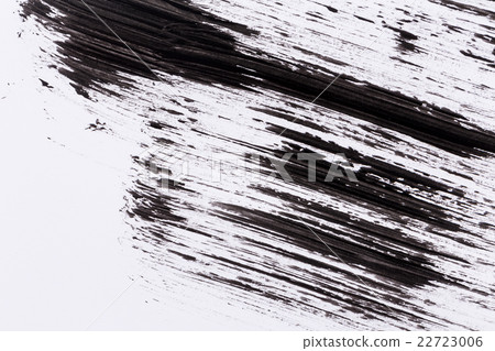 Black paint isolated on white background Black paint isolated on white background 22723006