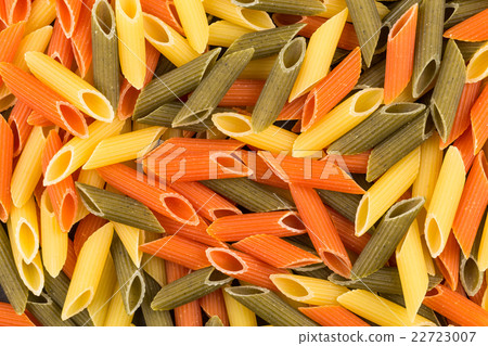 Three color penne pasta 22723007