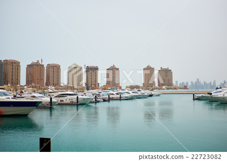 Qatar yacht marina view Qatar yacht marina view 22723082