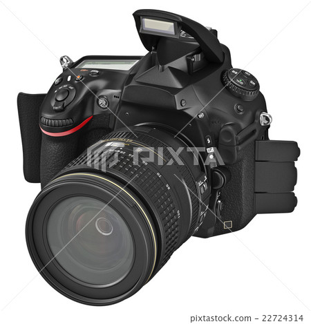 SLR camera, open flash 22724314