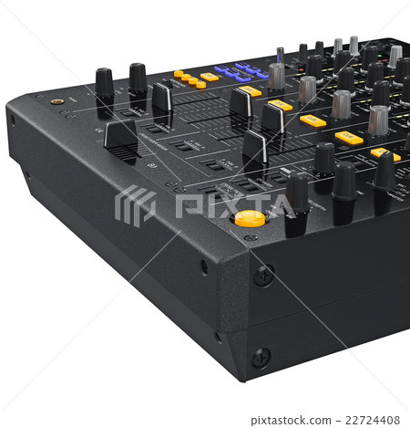 Control panel buttons dj mixer, close view  22724408