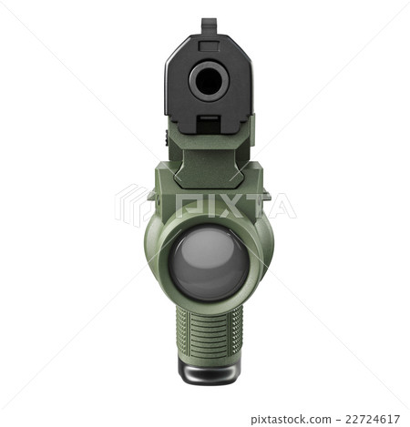 Gun military, police, front view Gun military, police, front view 22724617