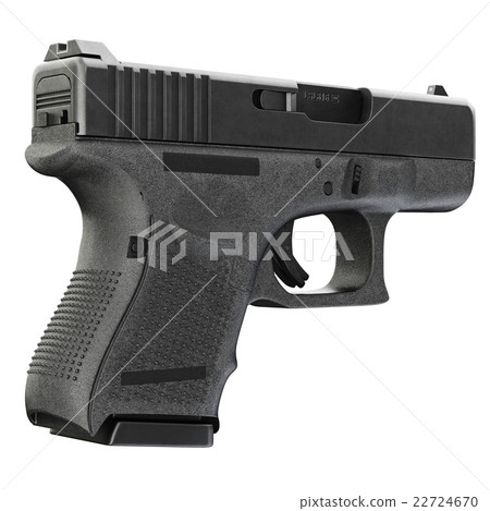 Gun metallic police, military 22724670