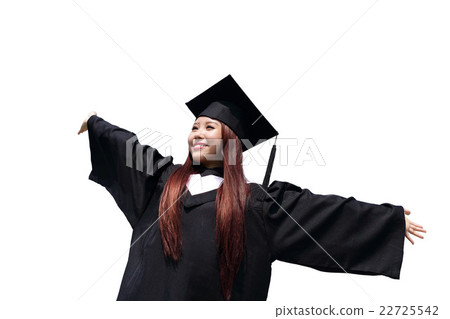 happy graduate student girl happy graduate student girl 22725542