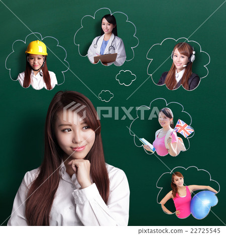 business woman think future 22725545