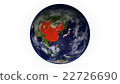 3DCG Earth China and Japan 22726690
