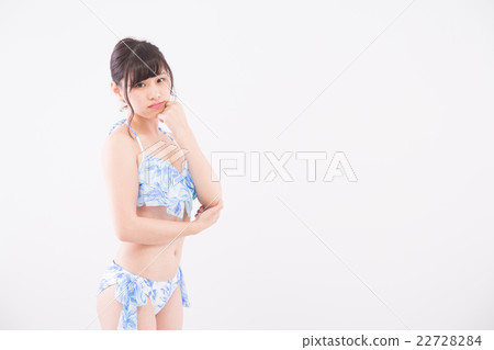 Swimsuit women thinking troublesome Swimsuit women thinking troublesome 22728284