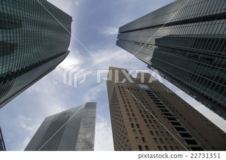 Buildings looked up from the bottom Buildings looked up from the bottom 22731351