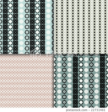 Abstract seamless pattern set Abstract seamless pattern set 22731481