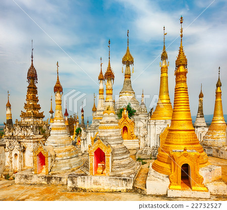 Thaung Tho Temple on Inle Lake. Myanmar. Thaung Tho Temple on Inle Lake. Myanmar. 22732527