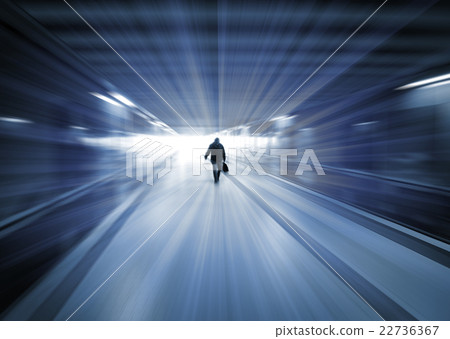 man going from underground 22736367