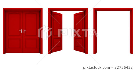 兩扇門都是紅色的 兩扇門都是紅色的 22736432