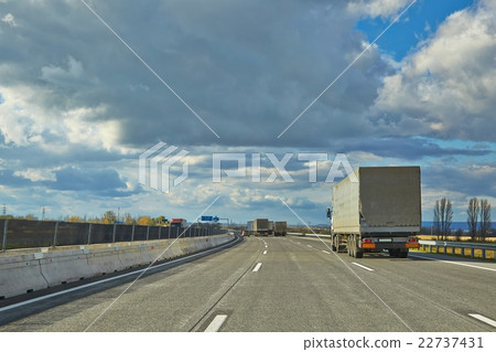 Highway Driver View 22737431