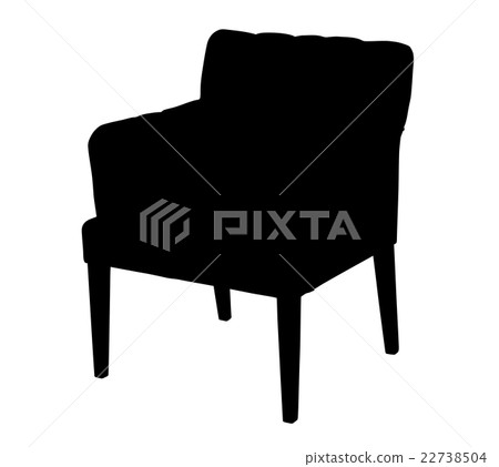 Silhouette of classic carved chair Silhouette of classic carved chair 22738504