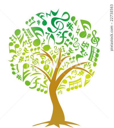 Musical note tree Musical note tree 22738563