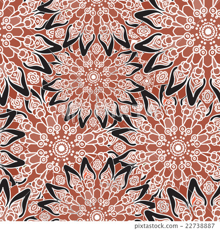 Seamless colorful pattern. Oriental style. Seamless colorful pattern. Oriental style. 22738887