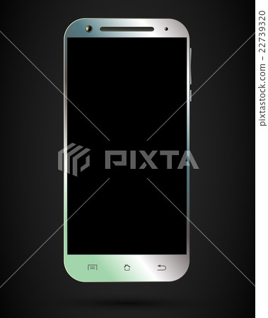 Smartphone template isolated 22739320