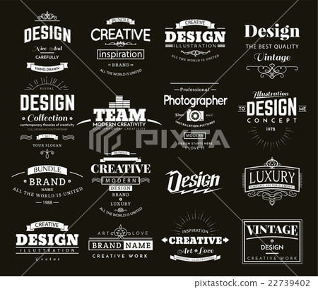 Retro Design Creative Vintage labels Retro Design Creative Vintage labels 22739402