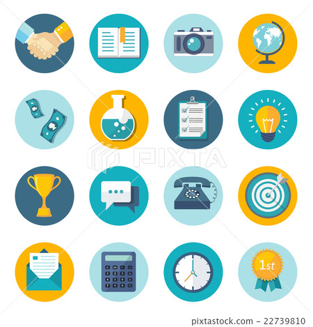 Set of modern flat icons Set of modern flat icons 22739810