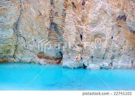 natural underground karst mineral lake Proval natural underground karst mineral lake Proval 22741102