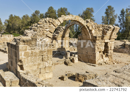 Ruins of Saranta Colones Castle in Paphos, Cyprus. Ruins of Saranta Colones Castle in Paphos, Cyprus. 22741792