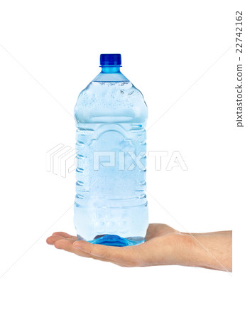 Hand with water bottle 22742162