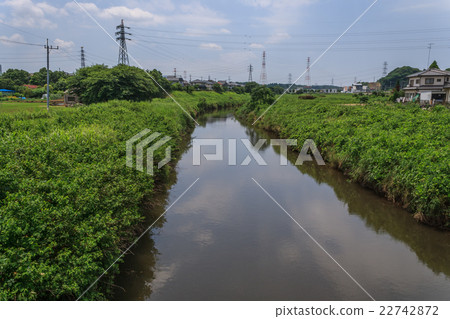 初夏的鹿島河的風景 初夏的鹿島河的風景 22742872
