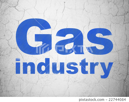 Industry concept: Gas Industry on wall background Industry concept: Gas Industry on wall background 22744084