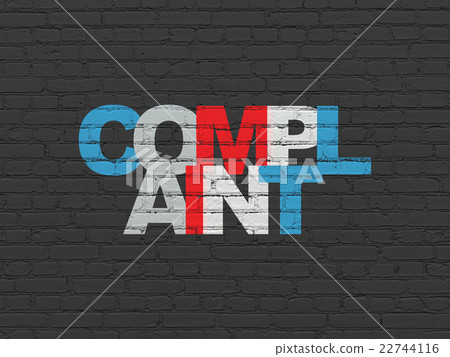 Law concept: Complaint on wall background Law concept: Complaint on wall background 22744116