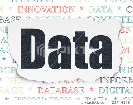 Information concept: Data on Torn Paper background Information concept: Data on Torn Paper background 22744138