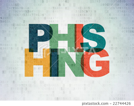 Privacy concept: Phishing on Digital Data Paper Privacy concept: Phishing on Digital Data Paper 22744426