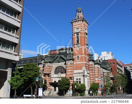 Yokohama three-tower blue sky Yokohama city opening port memorial hall 22746646