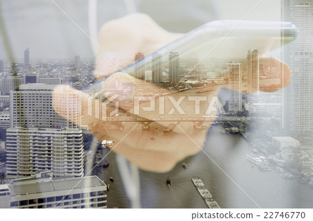 Business technology concept. Business technology concept. 22746770