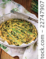 Spinach Asparagus Omelette, Italian Egg Omelet 22747907