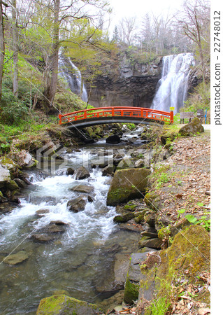 “日本的100瀑布”Ashribetsu瀑布/瀧野Suzuran山公園/北海道札幌市 “日本的100瀑布”Ashribetsu瀑布/瀧野Suzuran山公園/北海道札幌市 22748012