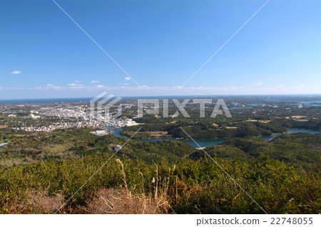 Ise Shima, a large panorama overlooking the Yoguru Bay observatory above the observatory / Ise Shima National Park 22748055