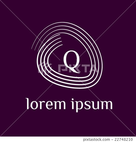 Q letter (icon, sign, symbol, monogram) 22748210