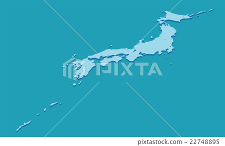 Map of Japan  22748895