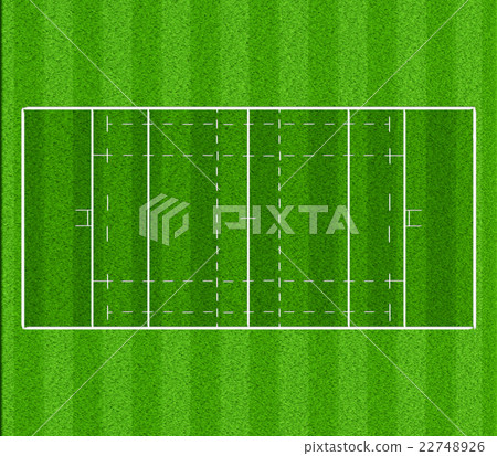 Rugby field - Stock Illustration [22748926] - PIXTA