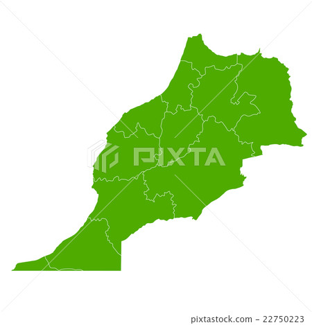 Morocco map country icon Morocco map country icon 22750223