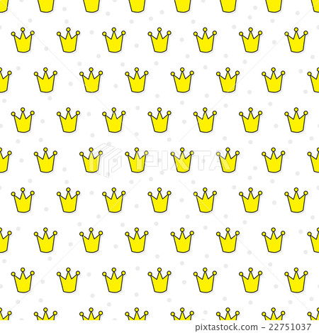 Little crowns seamless pattern 22751037