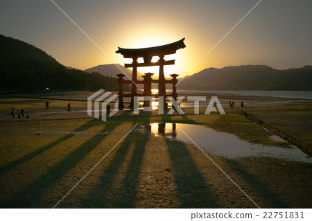 Hiroshima prefecture · Itsukushima shrine · Torii 22751831
