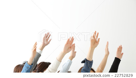 Hand raised image 22752829