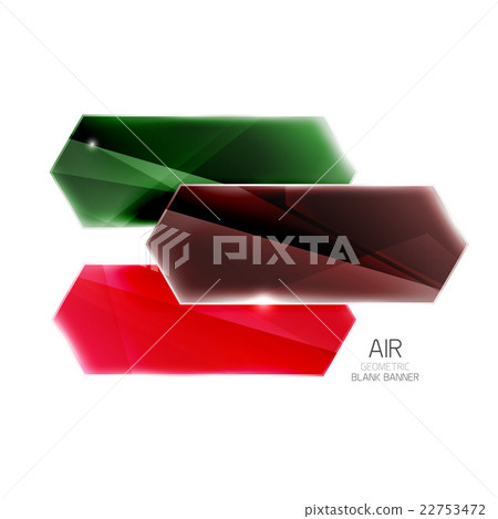Blank colorful glossy arrow stripes for text 22753472