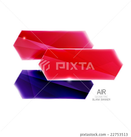 Blank colorful glossy arrow stripes for text Blank colorful glossy arrow stripes for text 22753513